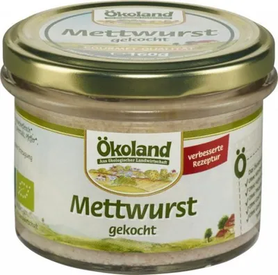 Produktbild von Mettwurst gekocht - Glas 160g