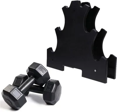 Produktbild von Famanu Halterständer Kompakte Aufbewahrung für Fitnessaccessoires - Schwarz