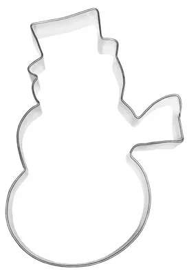 Produktbild von EkoForemki Schneemann Ausstecher für Plätzchen 10,5 cm
