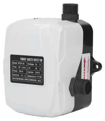 Boosterpomp für Garten, 180 W, selbstansaugend, Messingmotor