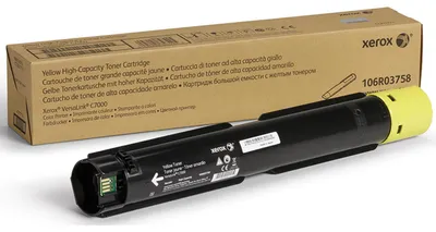 Obrázok produktu pre Xerox 106R03758, 10100 strany, Žltá, 1 kusov