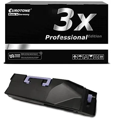 Eurotone 3x Tonerkartusche kompatibel mit UTAX TK855 Schwarz – Produktansicht 1