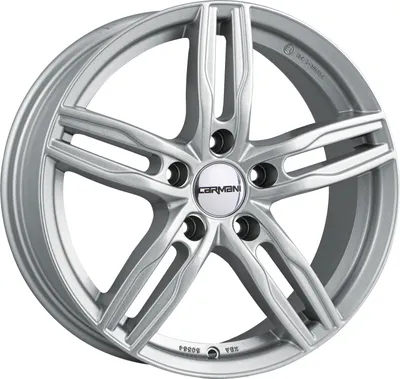 Image de Jante Carmani 14 Paul 6.5 poucesx16 pouces ET41 5x115 cristal argent CA146516P41KS compatible avec Chevrolet Cruze Orlando Volt