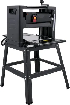 Produktbild von Dickenhobelmaschine - Max. Hobelbreite 330 mm, Abricht- und Dickenhobel 0-3 mm, 2000 W, Holzbearbeitung, Dickenhobel 6-160 mm, Thicknesser mit Ständer 8000 U/min, Dickholzhobelmaschine.