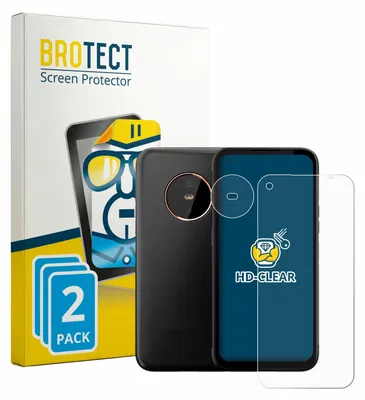 Produktbild von 2x Für Gigaset GX6 (Display+Kamera) Schutzfolie BROTECT Displayschutz Display Schutz Folie Klar Transparent