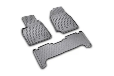 Zdjęcie produktu dla ELEMENT Gumowe dywaniki podłogowe 3D do TOYOTA Land Cruiser, 1998-2007, 3 szt.