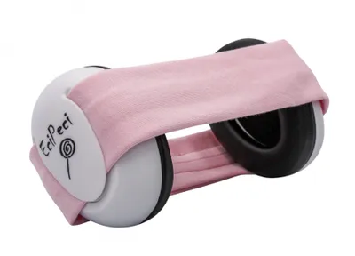 Immagine prodotto di Protezione dell'udito per bambini cuffie per bambini protezione dell'udito bambini protezione del rumore bambini rosa da 6 mesi Ecipeci