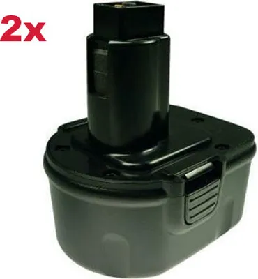 Produktbild von 2x Trade-Shop Werkzeug Ni-MH Akku 12V 3000mAh ersetzt DEWALT DC-9071 DE-9037 DE-9071 DE-9072 DE-9074 DE-9075 DE-9274 DW-9071 DW-9072 DW-9074 ELU EZWA49 EZWA50 EZWA57 EZWA60 EZWA61 EZWA-49 EZWA-50