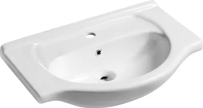 Zdjęcie produktu dla GALA umywalka ceramiczna 65x50cm, do mebli łazienkowych