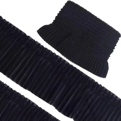 Image de Bande de bordure souple en polyester noir, vendue en rouleau - 457 mètres
