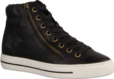 Produktbild von Paul Green  Damenschuhe Stiefeletten Reißverschluss Schnürstiefelette Schwarz Freizeit