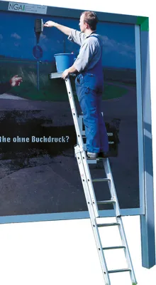 Produktbild von Euroline Premium 328 Plakatleiter 2x5 Sprossen