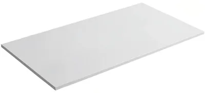 Obrázok produktu pre CERANO – Kúpeľňová doska z liateho mramoru Elanys – biela matná – 80 × 46 × 1,2 cm