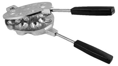 Produktbild von ALU NUSS Waffeleisen Nussbäcker Bäcker Nussmaker Oreschniza Backform