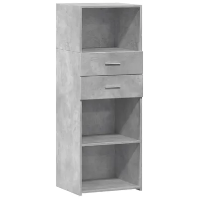 Produktbild von Highboard Betongrau 45x42,5x124 cm Holzwerkstoff