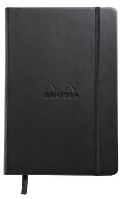 Produktbild von Rhodia Webnotebook Rhodia A5 96 Blatt liniert 90g - Schwarz 118609C