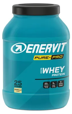 Image de Enervit Pure Pro Proteine De Lactosérum Vanille, 750 G
