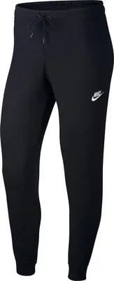 Produktbild von Nike Jogginghose für Damen mit Fleece Innenseite, Farbe:Schwarz, Größe:M