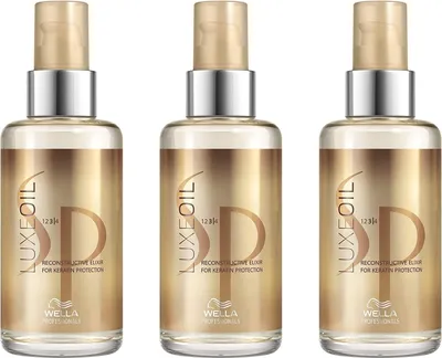 Produktbild von Wella SP Luxe Oil 3 x 100 ml Reconstructive Elixir Haaröl Set