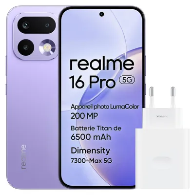 Zdjęcie produktu dla Realme 16 Pro 6,78" Dual SIM Android 16 USB typu C - 512 GB - 5G