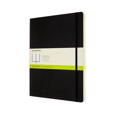 Produktbild von Moleskine Classic Notizbuch XXL Plain Weicher Einband Schwarz