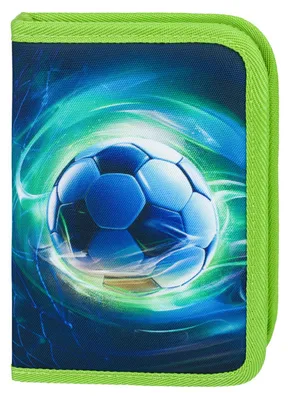 Produktbild von Federmäppchen für Jungen, Schul-Federmäppchen, Federmäppchen, Schreinetui, Etui, Federmäppchen, Schul-Federmäppchen (Fußball)