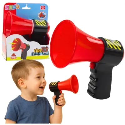 Produktbild von Interaktives Feuerwehr-Megafon für Kinder mit Soundeffekten