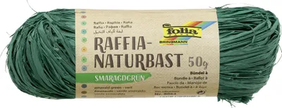 Immagine prodotto di folia Raffia-Naturbast, 50 g, smaragdgrn