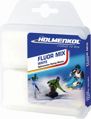 Produktbild von Holmenkol Skiwachs Fluormix white - 2 x 35 g