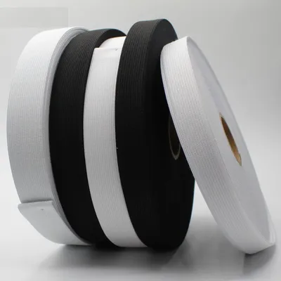 Elastisches Band 25 m x 20 mm, weiß, hochwertig