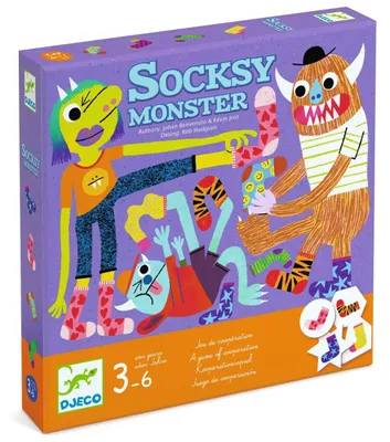 Immagine prodotto di Gioco di cooperazione Socksy Monster, Djeco