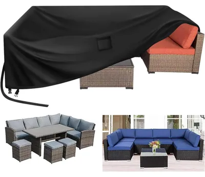 Produktbild von Schutzhülle für Gartenmöbel 270x180x89cm Wasserdicht Winddicht UV-Beständig 420D Oxford