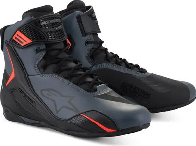 Produktbild von Alpinestars Faster-4 Motorrad Schuhe, schwarz/grau/rot, 9