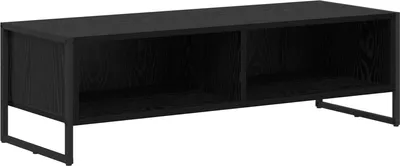 Produktbild von TV-Schränk 100 x 36,5 x 30,5 cm Schwarz Eichen-Optik