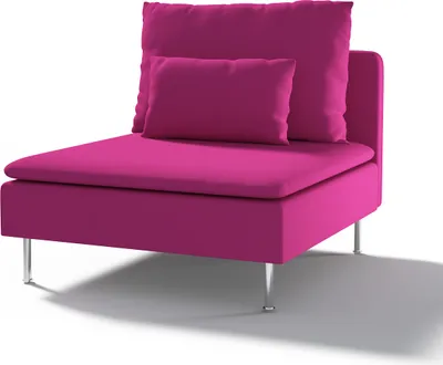 Produktbild von Dekoria Bezug für Söderhamn Sitzelement 1, amarant, Bezug für Sitzelement 1