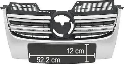 Produktbild von DIEDERICHS 2232040 Kühlergrill Frontgrill für VW Golf V Variant (1K5) Chrom/Schwarz