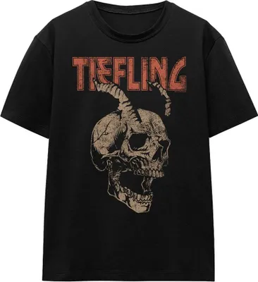 Obrázek produktu pro Dungeons & Dragons – tričko „Tiefling“ pro ženy TV30582 (L) (černé)