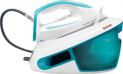 Obrázek produktu pro Tefal Express Anti-Calc SV8010, 2800 W, 400 g/min, 6 bar, 1,8 l, 120 g/min, Tyrkysová, Bílá