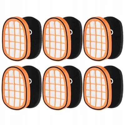 Zdjęcie produktu dla Sillar 6x Philips SpeedPro Max filtry do odkurzacza | filtry zamienne Akcesoria do Philips FC6812 FC6813 FC6822 FC6823 FC6826 FC6723/01 FC6901-FC6904