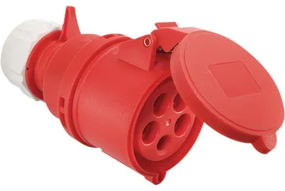Obrázok produktu pre CEE zástrčka s krytom 400V 32A 5-pinová IP44
