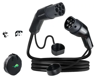 Obrázek produktu pro Nabíjecí kabel pro elektromobily, 22 kW, 32 A, typ 2 (IEC62196-2), délka 5 metrů, stupeň krytí IP54