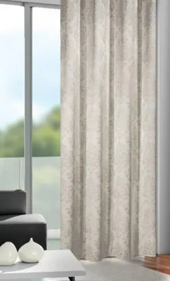 Produktbild von Fertigschal verdeckte Schlaufen "Esther"  Größe (HxB) 245x135cm beige