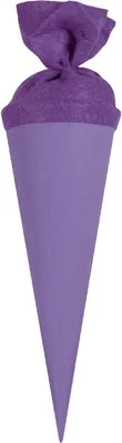 Produktbild von Goldbuch Schultüte zum Dekorieren Karton Violett Filz 35cm