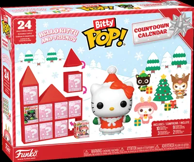 Produktbild von Adventskalender für Kinder 2026 Funko Hello Kitty und Friends 24 Türchen Spielzeug Überraschung jeden Tag Geschenk für Mädchen und Jungen Adventszeit