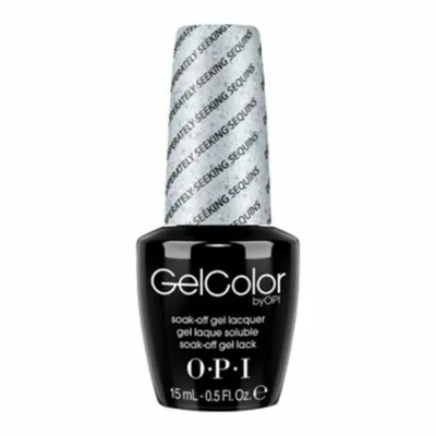 Immagine prodotto di Opi, Gel Color, Semi-Permanent Nail Polish, Desperately Seeking Sequins, 15 ml