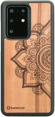 Produktbild von Holzhülle Bewood für Galaxy S20 Plus, Mandala Apfelbaum