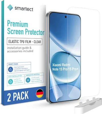 Produktbild von 2x TPU Schutzfolie Klar Xiaomi Redmi Note 15 Pro 4G / Note 15 Pro Plus