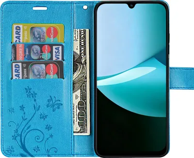 Produktbild von Hülle für Xiaomi Redmi 15C Handy Tasche Handyhülle Wallet Case Flip Cover Blau