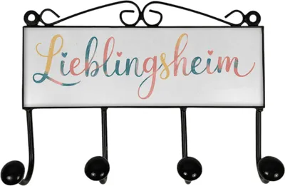 Produktbild von Lieblingsheim Kleiderhaken Leiste mit 4 Haken