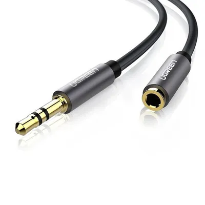 Obrázok produktu pre Predlžovací kábel audio, UGREEN AV118 AUX 3,5 mm, 1,5 m (čierny)